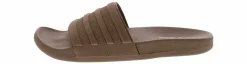 Slides|Comfort Sandals|ADIDAS Adilette Comfort Men’s Athletic Slide Brown