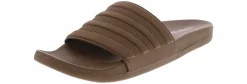 Slides|Comfort Sandals|ADIDAS Adilette Comfort Men’s Athletic Slide Brown