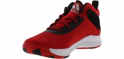 Athletics & Sneakers|ADIDAS Cross Em Up 5 Youth Boys’ (11-7) Wide-Width Mid Top Basketball Shoe Red