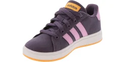 Athletic & Sneakers|Casual|ADIDAS Grand Court 2 K Youth Girls’ (1-6) Athletic Shoe Purple