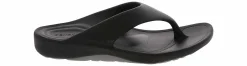 Flip Flops|AETREX Maui Orthotic Flips Men’s Sandal Black