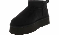 Short Boots & Booties|Wide-Width Boots|APRES Akari Women's Wide-Width Platform Boot Black