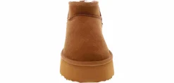 Wide-Width Boots|APRES Akari Women's Wide-Width Platform Boot Brown