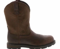 Safety Toe Boots|Slip Resistant|ARIAT Groundbreaker Men's Safety Toe Boot Brown