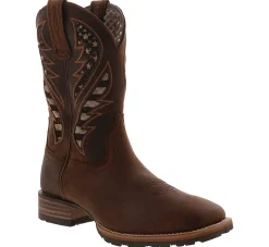 Western Boots|ARIAT Hybrid Venttek Men’s Western Boot Brown