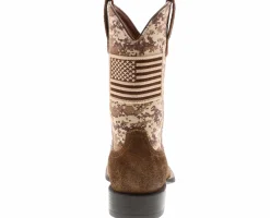 Western Boots|ARIAT Sport Patriot Men's Wide-Width Western Boot Brown