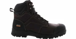 Safety Toe Boots|ARIAT Treadfast Men’s Steel Toe Work Boot Brown