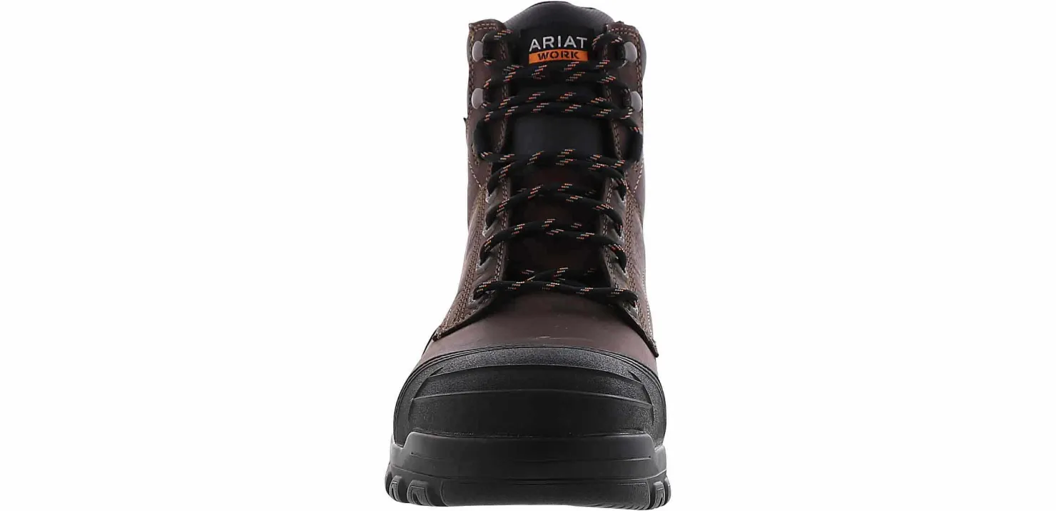 Safety Toe Boots|ARIAT Treadfast Men’s Steel Toe Work Boot Brown