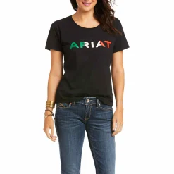 Tops|ARIAT Viva Mexico Women's T-Shirt Black
