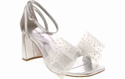 Heeled Sandals|Special Occasion|BAMBOO Everlasting Women's Fashion Heel Silver