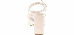 Heeled Sandals|Special Occasion|BAMBOO Nider Women's Fashion Heel White