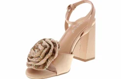 Heeled Sandals|Special Occasion|BAMBOO Nider Women's Fashion Heel Beige