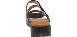 Comfort Sandals|Wedge & Platform Sandals|BARETRAPS Soren Women's Wedge Sandal Black