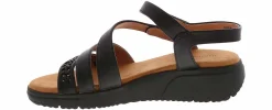 Comfort Sandals|Wedge & Platform Sandals|BARETRAPS Soren Women's Wedge Sandal Black
