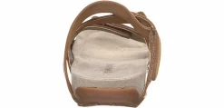 Wedge & Platform Sandals|BEARPAW Acacia Women's Wedge Sandal Brown