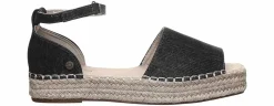 Comfort Sandals|Flat Sandals|BEARPAW Affogato Women’s Sandal Black