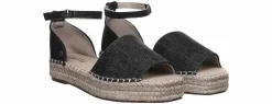 Comfort Sandals|Flat Sandals|BEARPAW Affogato Women’s Sandal Black