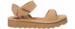 Comfort Sandals|Wedge & Platform Sandals|BEARPAW Crest Women’s Flatform Sandal Brown