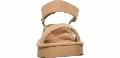 Comfort Sandals|Wedge & Platform Sandals|BEARPAW Crest Women’s Flatform Sandal Brown
