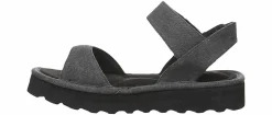 Comfort Sandals|Wedge & Platform Sandals|BEARPAW Crest Women’s Flatform Sandal Black