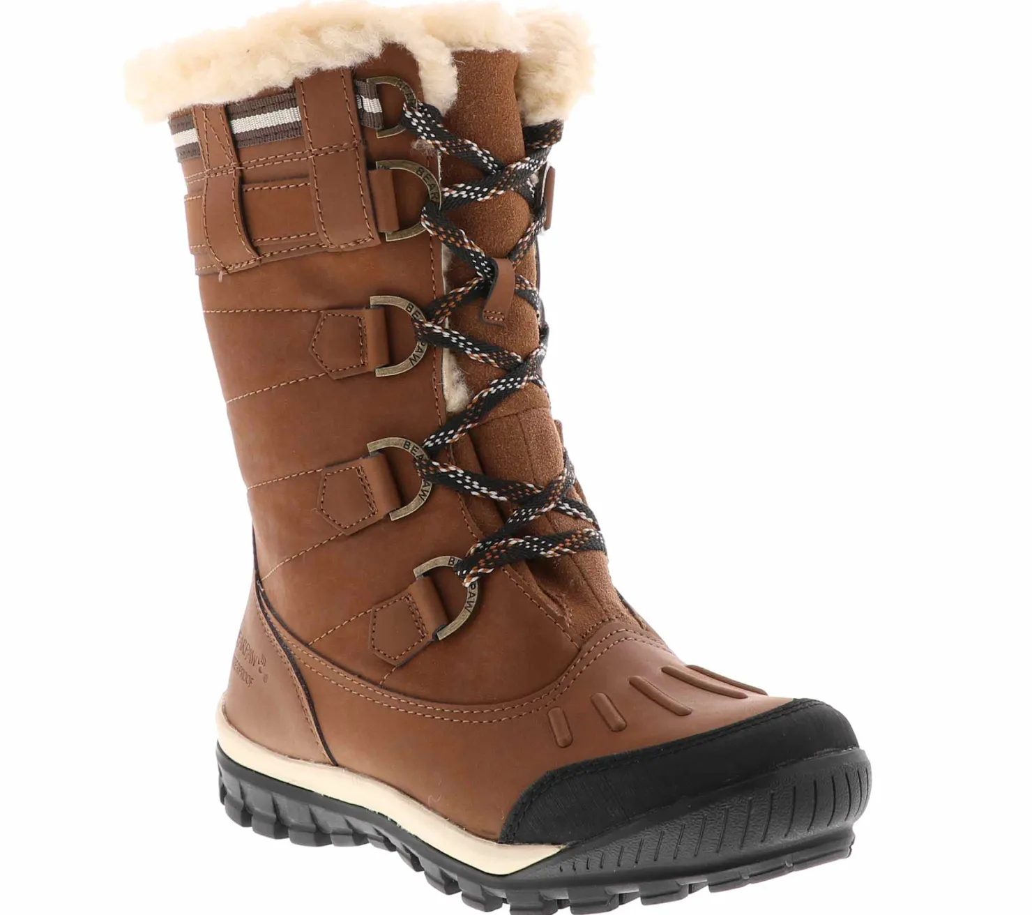 Winter Boots|Tall Boots|BEARPAW Desdemona Hickory Women’s Snow Boot Brown