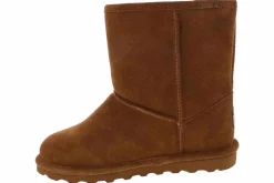 Boots|BEARPAW Elle Youth Hickory Girls’ (13-7) Comfort Boot Brown