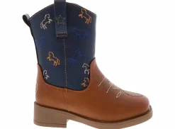Boots|BEARPAW Embroidered Horse Toddler Boys' (5-10) Western Boot Brown