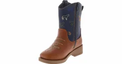 Boots|BEARPAW Embroidered Horse Toddler Boys' (5-10) Western Boot Brown