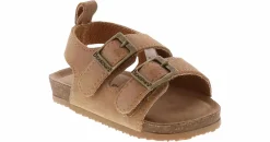 Sandals|SPERRY Bearpaw Glitter Chestnut Infant Girls’ (2-4) Footbed Sandal Brown