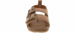 Sandals|SPERRY Bearpaw Glitter Chestnut Infant Girls’ (2-4) Footbed Sandal Brown