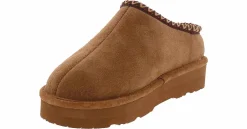 Comfort Shoes|Slip-On|BEARPAW Martis Hickory Platform Women’s Fashion Slipper Brown