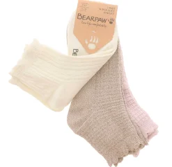 Socks|BEARPAW 3-Pack Super Soft Women's Anklet Socks Multicolor
