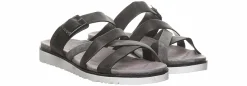 Comfort Sandals|Flat Sandals|BEARPAW Rhodes Women’s Sandal Black