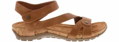 Comfort Sandals|Wedge & Platform Sandals|BEARPAW Solana Hickory Women's Wide-Width Sandal Brown