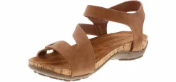 Comfort Sandals|Wedge & Platform Sandals|BEARPAW Solana Hickory Women's Wide-Width Sandal Brown