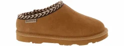Casual|Slippers|BEARPAW Tabitha Youth Girls’ (13-5) Comfort Slipper Beige