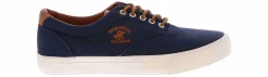 Canvas Shoes|Comfort Shoes|BEVERLY HILLS POLO CLUB Beverly Hills Polo Nate Canvas Men's Casual Shoe Blue