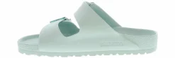 Comfort Sandals|Flat Sandals|BIRKENSTOCK Arizona Stealth Surf Women’s Footbed Sandal Green