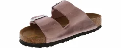 Flat Sandals|Footbed Sandals|BIRKENSTOCK Arizona Women’s Footbed Sandal Purple