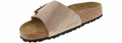 Comfort Sandals|Flat Sandals|BIRKENSTOCK Catalina Lux Graceful Women’s Footbed Sandal Brown