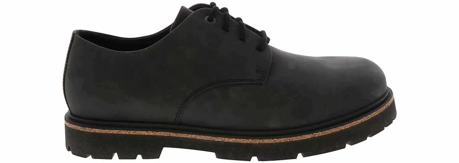 Comfort Shoes|Oxfords & Loafers|BIRKENSTOCK Highwood Low Men's Oxford Shoe Black