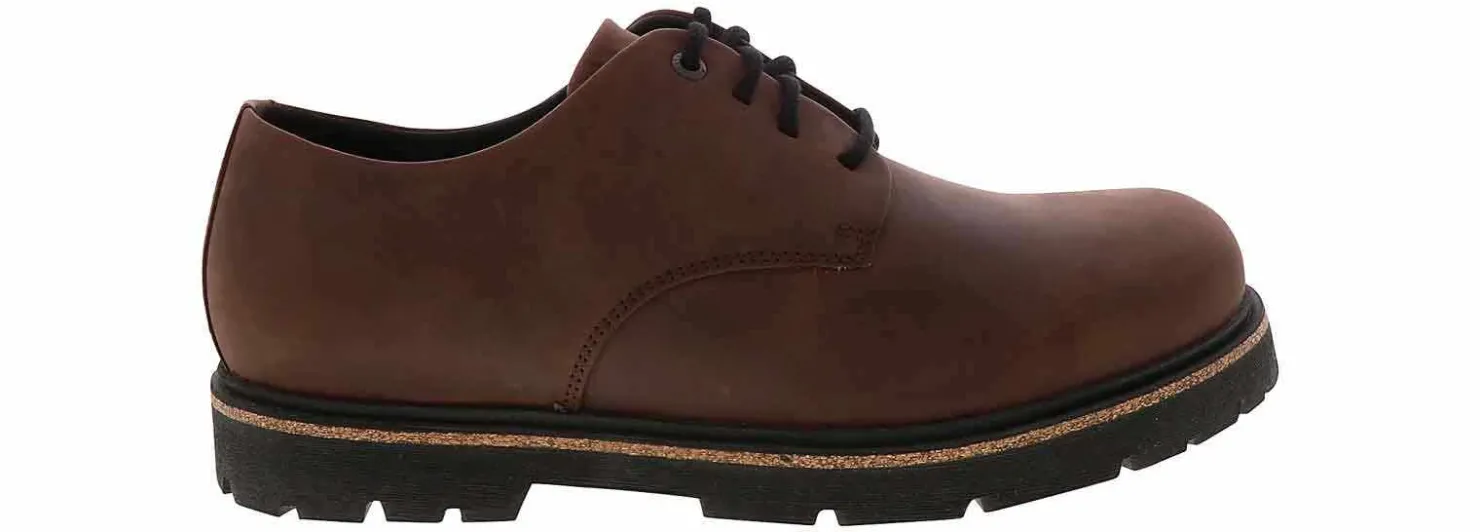 Comfort Shoes|Oxfords & Loafers|BIRKENSTOCK Highwood Low Men's Oxford Shoe Brown