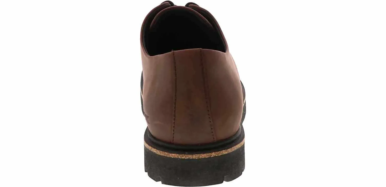 Comfort Shoes|Oxfords & Loafers|BIRKENSTOCK Highwood Low Men's Oxford Shoe Brown