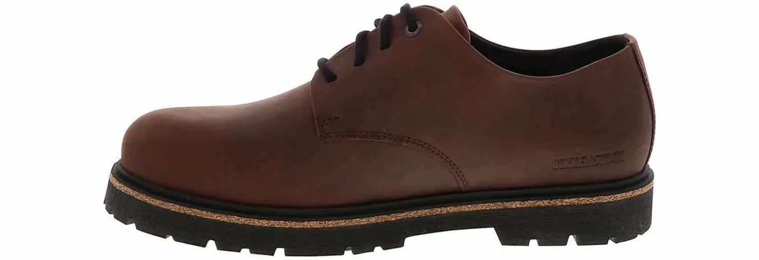 Comfort Shoes|Oxfords & Loafers|BIRKENSTOCK Highwood Low Men's Oxford Shoe Brown