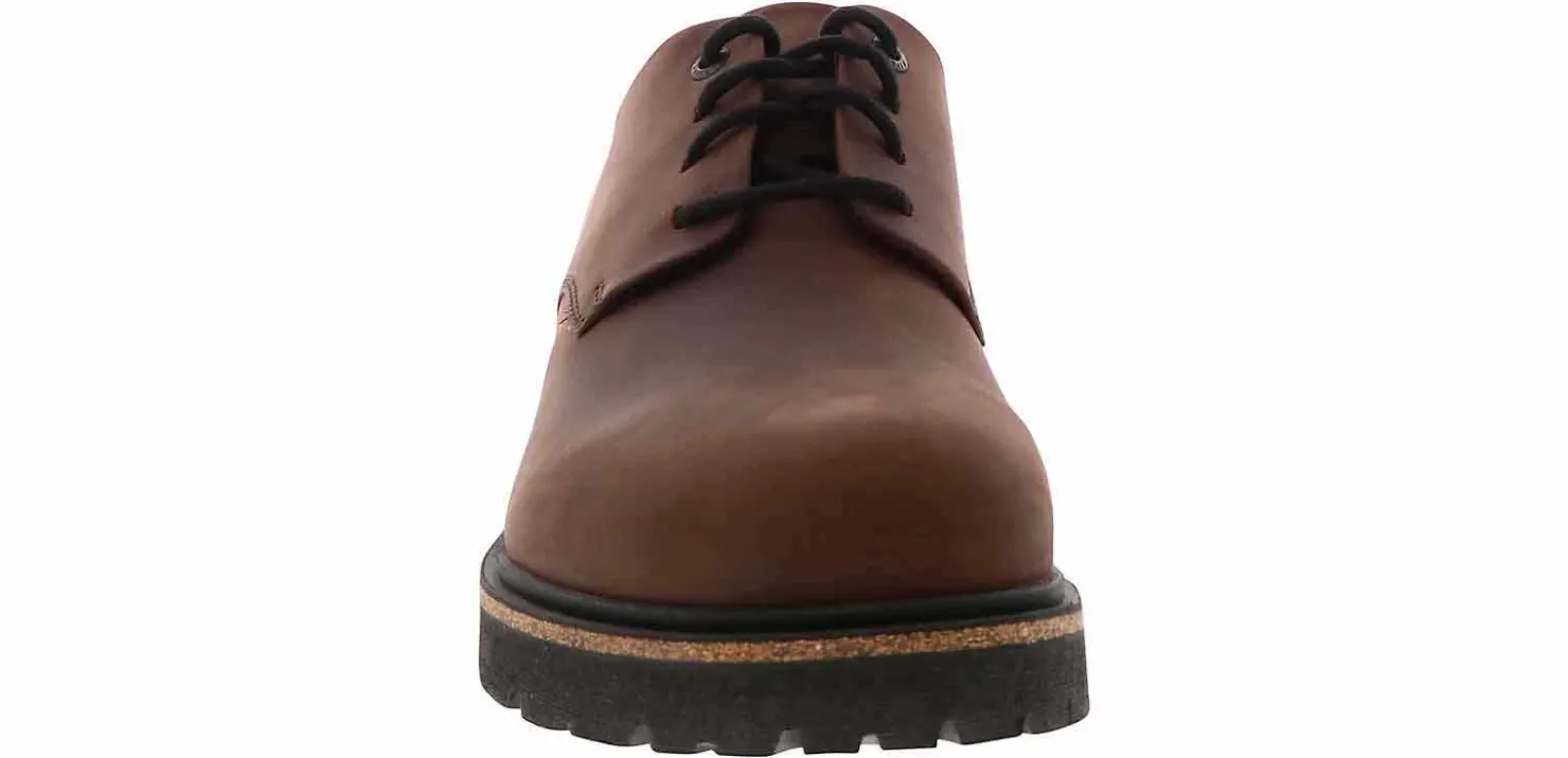 Comfort Shoes|Oxfords & Loafers|BIRKENSTOCK Highwood Low Men's Oxford Shoe Brown