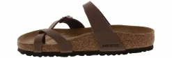 Comfort Sandals|Flat Sandals|BIRKENSTOCK Mayari Women’s Footbed Sandal Brown