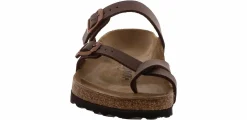 Comfort Sandals|Flat Sandals|BIRKENSTOCK Mayari Women’s Footbed Sandal Brown