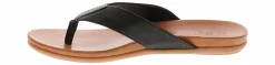 Comfort Sandals|Flip Flops|BOC B.O.C Kami Women's Thong Sandal Black