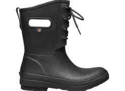 Short Boots & Booties|Rain Boots|BOGS Amanda Plush II Lace Women's Boot Black
