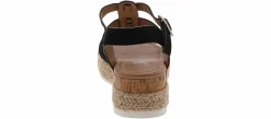 Sandals|BTW Gaia Fisherman Platform Youth Girls’ (12-5) Dress Sandal Black